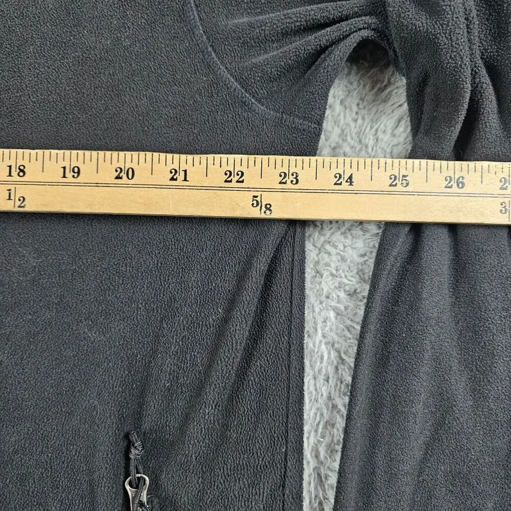 North Face Jacket Mens XL Black Fleece Contrail Full Zip Outdoor Hiking Casual